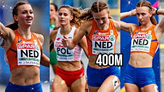 Femke Bol vs Natalia Kaczmarek  400m Women  Silesia 2023 European Athletics Team Championships [upl. by Romilda668]