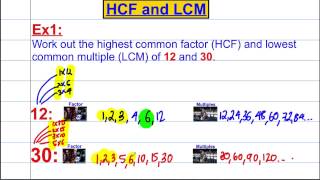 HCF amp LCM listing [upl. by Codee78]