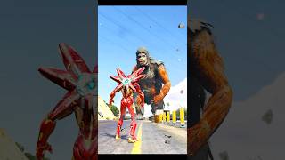 GTA V  kya nuclear godzilla ironman ke friends ki jaan bacha payega 😱 ironman gta5 shorts [upl. by Wagner446]