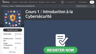 Africtivistes Cybersecurity OpenClassRoom [upl. by Aneeres]