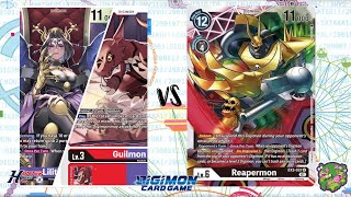 DIGIMON TCG Lilithmon mill Purple vs Reapermon Black [upl. by Peggie]