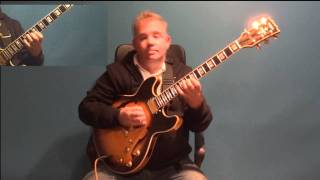 How to Play Guitar in Bossa Nova Jazz Style using Jazz Standard Blue Bossa  GRP GUITAR LESSONS [upl. by Shushan]