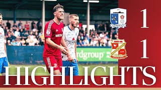 Match Highlights Barrow vs Swindon Town [upl. by Enner316]