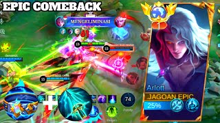 beginilah yang terjadi jika musuh terlalu meremehkan arlot  mobile legends [upl. by Nava]