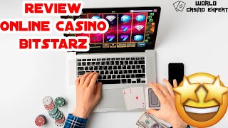 REVIEW BITSTARZ ONLINE CASINO  BONUS SLOTS [upl. by Ecila]