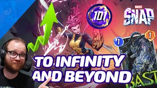 Bast Pixie takes me to Infinite Rank amp Beyond  Marvel SNAP New Card Review [upl. by Eyk680]