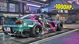 Need for Speed Heat Gameplay  1000HP NISSAN SILVIA SPECR AERO Customization  Max Build 400 [upl. by Ybrad]