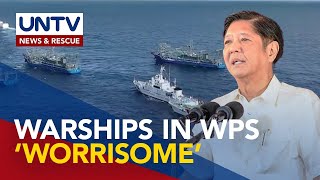 PBBM says presence of Chinese warships in West Philippine Sea ‘worrisome’ [upl. by Ayidah]