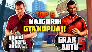 TOP 5 Najgorih GTA Kopija [upl. by Ahsienal]