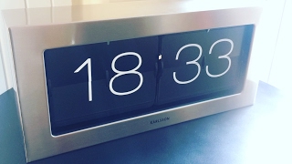 Karlsson XL Flip Clock unboxing amp review [upl. by Oicnevuj]