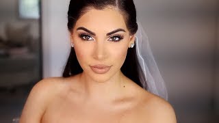 My Wedding Makeup♡ The ULTIMATE Bridal Look [upl. by Kerrison]