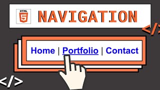 HTMLTutorial12 nav Element  Navigation  Web Development for Beginners [upl. by Morgana]