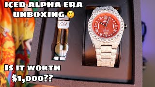 ICED ALPHA ERA BY SHOP GLD UNBOXING  LIGHT TEST [upl. by Hett]