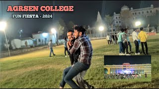 FUN FIESTA  2024 college function fungama  vlog collegevlog college jaipur simplevlogs [upl. by Aubine]