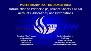 Introduction to Partnership Taxation and Fundamental Concepts [upl. by Iggie]