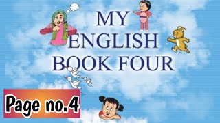 MY ENGLISH BOOK FOUR  UNIT ONE  PAGE NO 4  WORDS FROM LETTERS [upl. by Leunamesoj510]