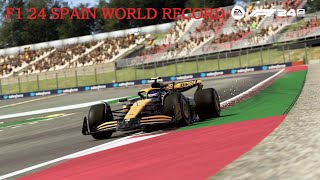 F1 24 SPAIN PS WORLD RECORD  Setup realistic McLaren  110774  KARL24 [upl. by Kean]