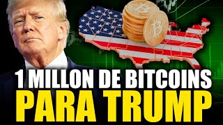 🚨ALERTA Donald Trump compraría 1 millon de Bitcoins I Trump EEUU [upl. by Kelby]