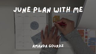 June Plan With Me  Erin Condren Hourly  Happy Planner  PlannerKate [upl. by Gabrielson869]