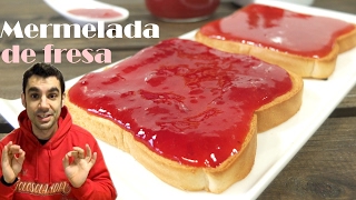 Como hacer MERMELADA de FRESA 😍🍓😋 RECETA FÁCIL DE JALEA de FRUTILLA Receta  240 [upl. by Aivalf]