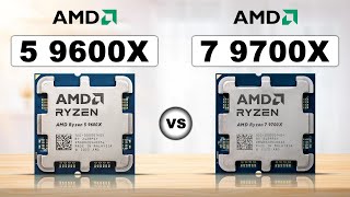 AMD Ryzen 5 9600X vs 7 9700X Review [upl. by Acinahs]