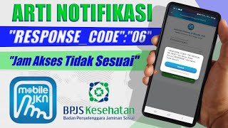 Cara Mengatasi Response Code 06 di JKN Mobile BPJS Kesehatan 2023 [upl. by Ayiram850]