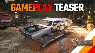 Gas Station Simulator Car Junkyard  Official Gameplay Teaser [upl. by Nanfa289]