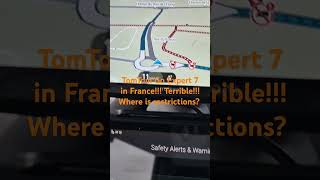 TomTom Go Expert 7 FRANCE Errors [upl. by Geneva607]