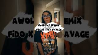 Fido x Tiwa Savage  Awolowo Remix 🎧🔥🎶 lyrics music subscribeformore viralvideo [upl. by Llekim]