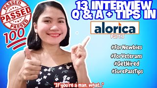 13 ALORICA INITIAL INTERVIEW QUESTIONS AND ANSWERS FOR NEWBIES AND VETERANS 2024  PART I OF II [upl. by Skippie]