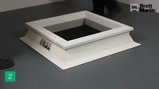 Mardome Fixed Rooflight on PVC Kerb Installation Guide [upl. by Kramlich]