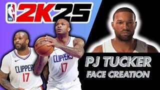 🏆BEST PJ TUCKER FACE CREATION NBA 2K25🏆 [upl. by Fleeta]