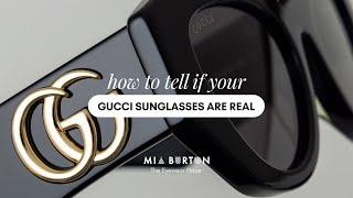 How To Tell If Your Gucci Sunglasses Are Real [upl. by Cung]