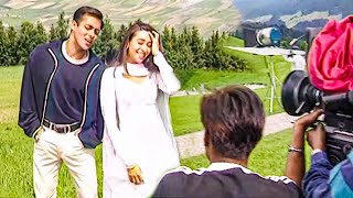 quotChori Chori Sapno Meinquot Song Shooting  Salman Khan Karisma Kapoor [upl. by Hildegard]