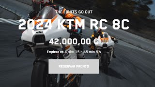 KTM RC 8C 100 unidades 42000 € [upl. by Athalla]