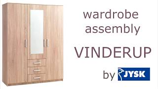 JYSK VINDERUP warderobe assembly [upl. by Mirilla521]