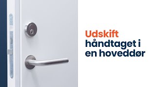 Lær hvordan du udskifter håndtaget i en hoveddør  Silvan [upl. by Barton]