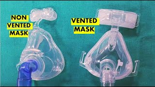 VENTED VS NON VENTED MASK [upl. by Htidra]