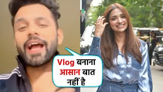 Rahul Vaidya Ne Mara Jiya Shankar Ke Vlog Ko Lekar Tana [upl. by Bernita243]