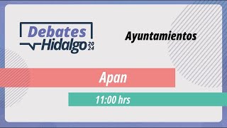 Debate por el Municipio de Apan para el Proceso Electoral Local 2023 – 2024 en Otomí [upl. by Atila]