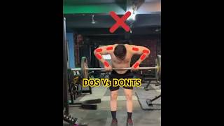 Dos Vs Don’ts in gym fitness motivation gymmistakes viewers trending gymblog gymlife losefat [upl. by Llerahc190]