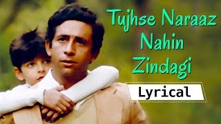 Tujhse Naraaz Nahin Zindagi Lyrical VIDEO Song  Masoom Songs  Naseeruddin Shah  Jugal Hansraj [upl. by Iahs]