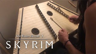 TES V Skyrim  Around the Fire Hammered Dulcimer Cover [upl. by Nawd885]