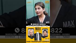 Worried About Hair Fall  ➡Visit Max Hair Clinic [upl. by Samantha]