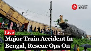 Bengal Train Accident 8 Dead 25 Injured As Goods Train Collides With Kanchanjunga Express [upl. by Ennaira]