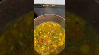 How To Make Jamaican Curried Goat curry jamaicanfood yaad cooking delicious fyp [upl. by Nauqet]