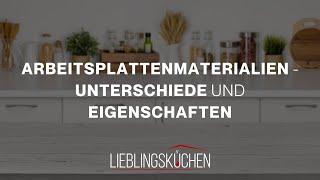 ArbeitsplattenMaterialien im Vergleich Welche ist die richtige für Ihre Küche [upl. by Attenna134]