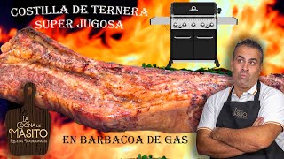 Costilla de ternera extra jugosa y super fácil en barbacoa de gas [upl. by Nette528]