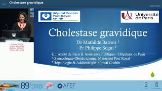 Cholestase gravidique  M BARROIS P SOGNI  FMC AFEF 2021 [upl. by Pelag]