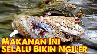 Mukbang Pepes Ikan Tongkol Dengan Bumbu Rajang Khas Bali [upl. by Ardnosak]